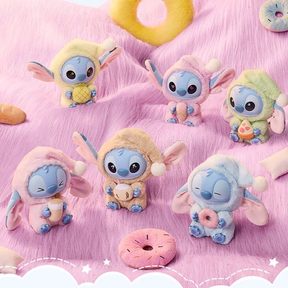MINISO Stitch Eat Something Before Sleep Series Vinyl Figure Blind Box - Picture 3 of 13